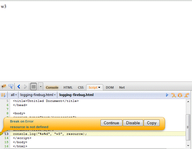 logging-javascript-firebug