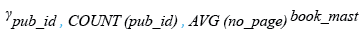 Relational Algebra Expression: MySQL  AVG() function with COUNT() function.