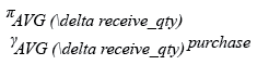 Relational Algebra Expression: MySQL AVG() function with distinct.