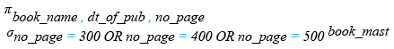 Relational Algebra Expression: MySQL IN() function.