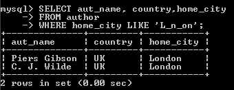 mysql like with underscore mysql like with underscore