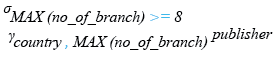 Relational Algebra Expression: MAX() function with having.