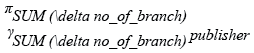 Relational Algebra Expression: MySQL SUM() function with DISTINCT clause.