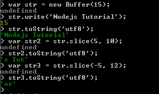 nodejs buffer slice