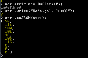 nodejs buffer to json method