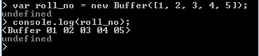 nodejs create a new array buffer