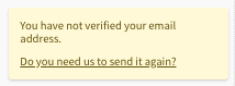 npm Verify your email address