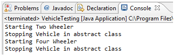 java abstraction object oriented programming