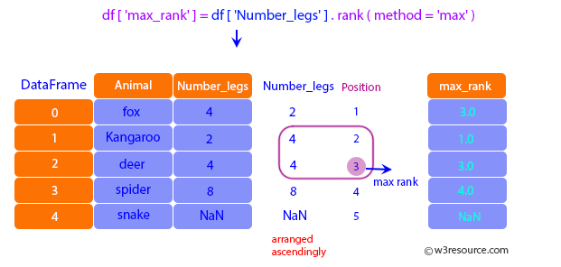 Pandas: DataFrame - Max_Rank.