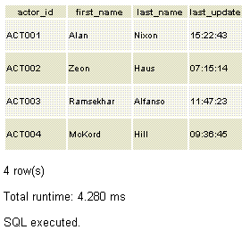 postgresql sample table2