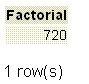 postgresql factorial operator