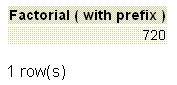 postgresql factorial with prefix operator