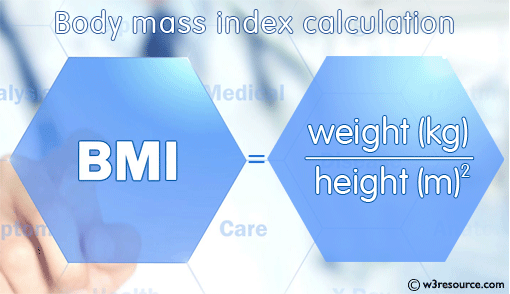 Calculate body mass index