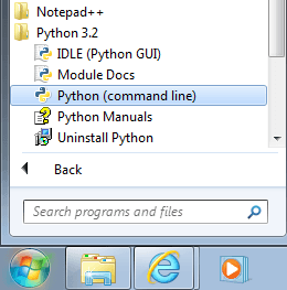 Python command line