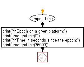 Flowchart: Find out what the epoch is on a given platform.