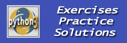 Python Exercises Practice Solutions