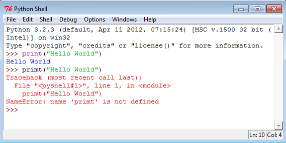 Hello World Python