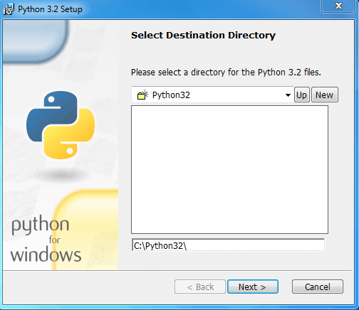 python install windows step 2