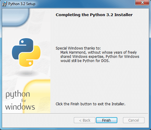 python installation step 4