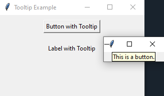 Tkinter: Create interactive tooltips in a Python Tkinter window. Part-3
