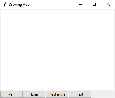 Tkinter: Creating a versatile drawing program with Python and tkinter. Part-1