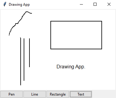 Tkinter: Creating a versatile drawing program with Python and tkinter. Part-2