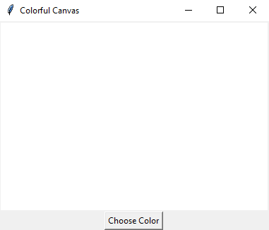 Tkinter: Creating a colorful canvas drawing program with Python and Tkinter. Part-1