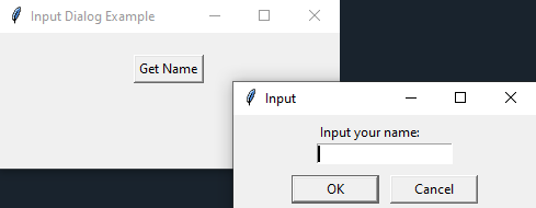 Tkinter: Creating a custom input dialog. Part-2