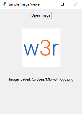 Tkinter: Open and display images. Part-2