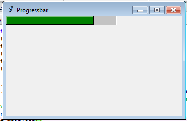 Tkinter: Create a Progress bar widgets using tkinter module.