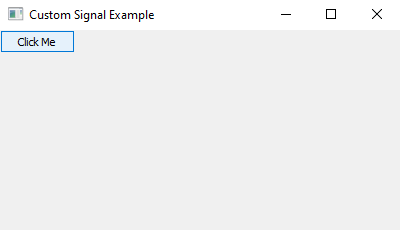 PyQt: Python PyQt custom signal example. Part-1