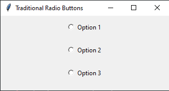 Tkinter: Customizing Tkinter radio buttons with distinct styles. Part-1
