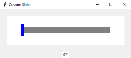 Tkinter: Customizing Tkinter slider widget with a unique theme. Part-1