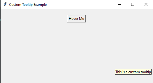 Tkinter: Creating custom tooltips in Python with Tkinter. Part-2