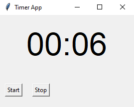 Tkinter: Countdown timer. Part-2