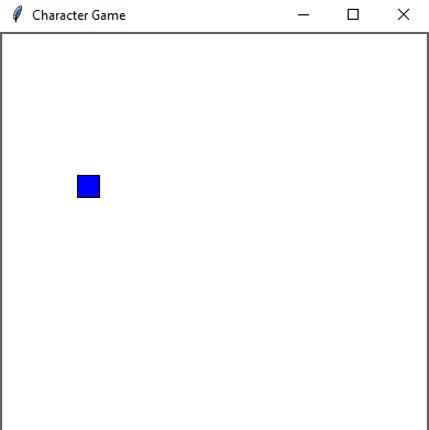 Tkinter: Character movement example. Part-2