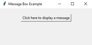 Tkinter: Python Tkinter message box example. Part-1