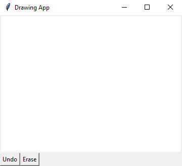 Tkinter: Freehand drawing and undo. Part-1