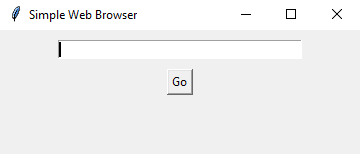 Tkinter: Python web browser with Tkinter. Part-1