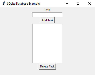 Tkinter: Python SQLite database with Tkinter. Part-1