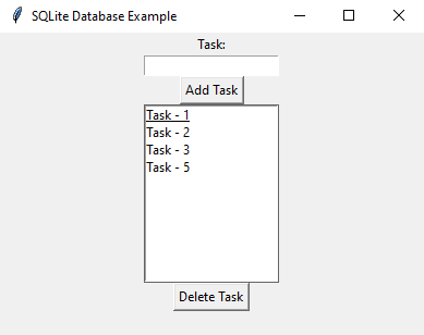 Tkinter: Python SQLite database with Tkinter. Part-4