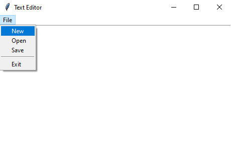 Tkinter: Python Tkinter text editor app with file operations. Part-1