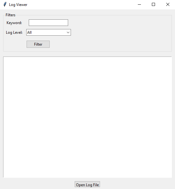 Tkinter: Python Tkinter log viewer. Part-1
