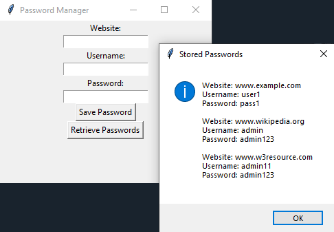 Tkinter: Python Tkinter password manager. Part-3