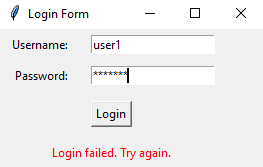 Tkinter: Create a Python login form with Tkinter's grid manager. part-2