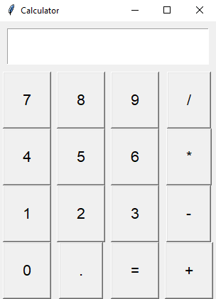 Tkinter: Build a Python calculator interface with Tkinter's grid manager. part-1