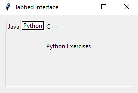 Tkinter: Python GUI Program: Creating a tabbed interface with Tkinter. Part-2