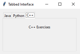 Tkinter: Python GUI Program: Creating a tabbed interface with Tkinter. Part-3