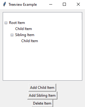 Tkinter: Python Tkinter Treeview: Building a Hierarchical list widget. Part-2