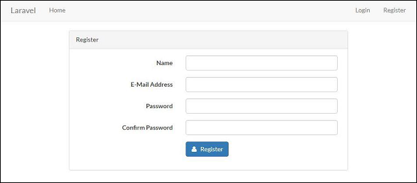 Laravel Registration
